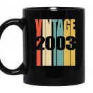 Retro vintage 15 yrs old bday 15th birthday Mug Black
