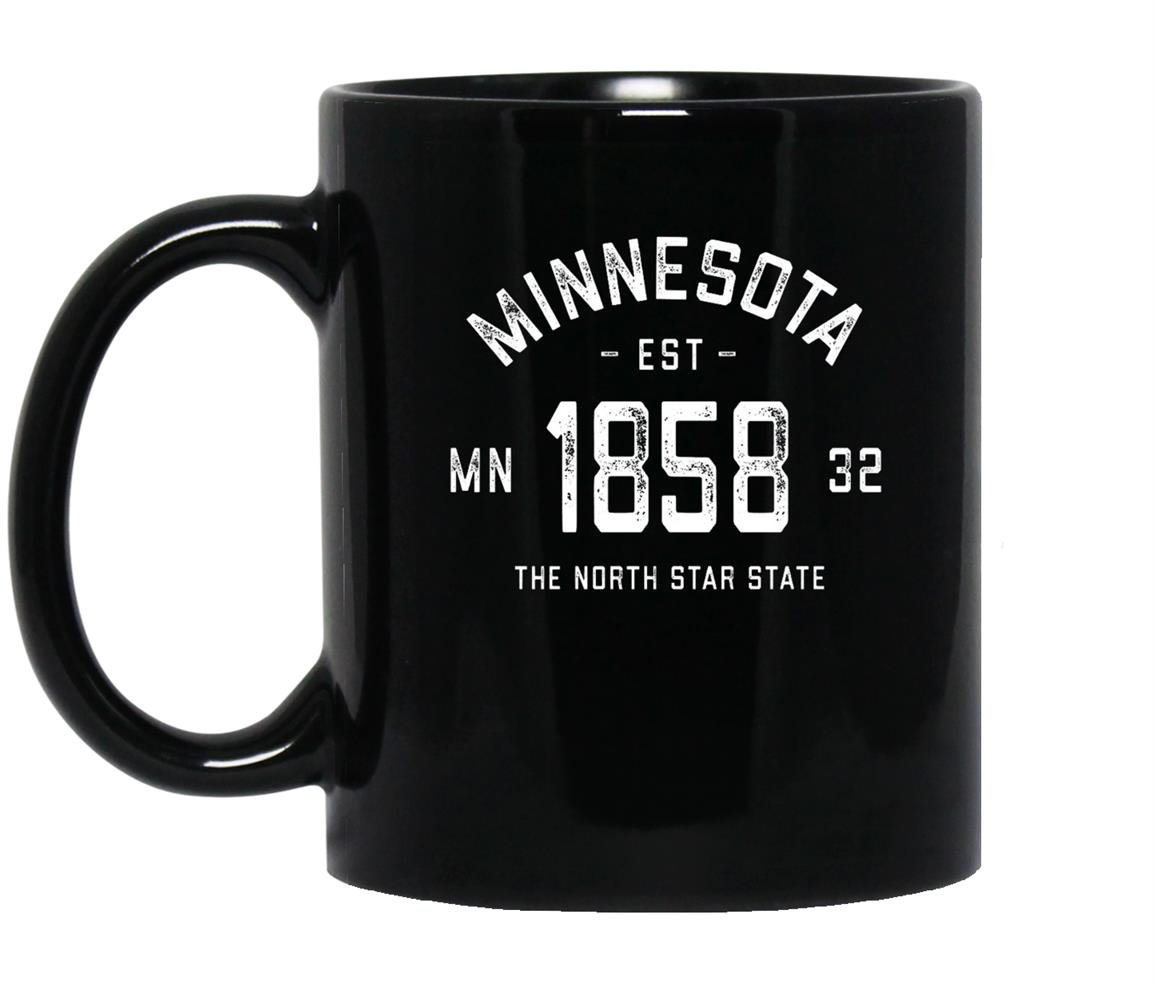 Retro vintage minnesota 1858 mn Mug Black