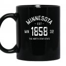 Retro vintage minnesota 1858 mn Mug Black