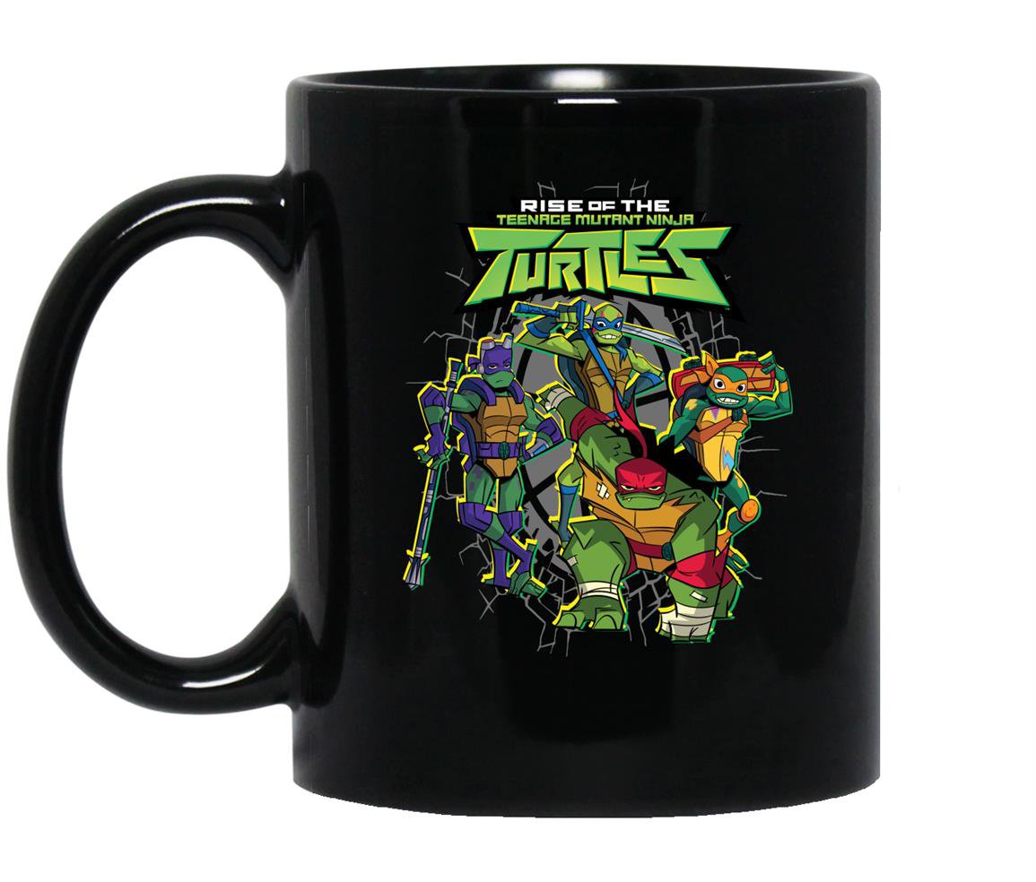 Rise of tmnt classic pose Mug Black