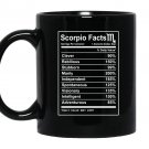 Scorpio facts funny scorpio zodiac cool short slee Mug Black