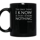 Socrates classical greek philosophy quote Mug Black