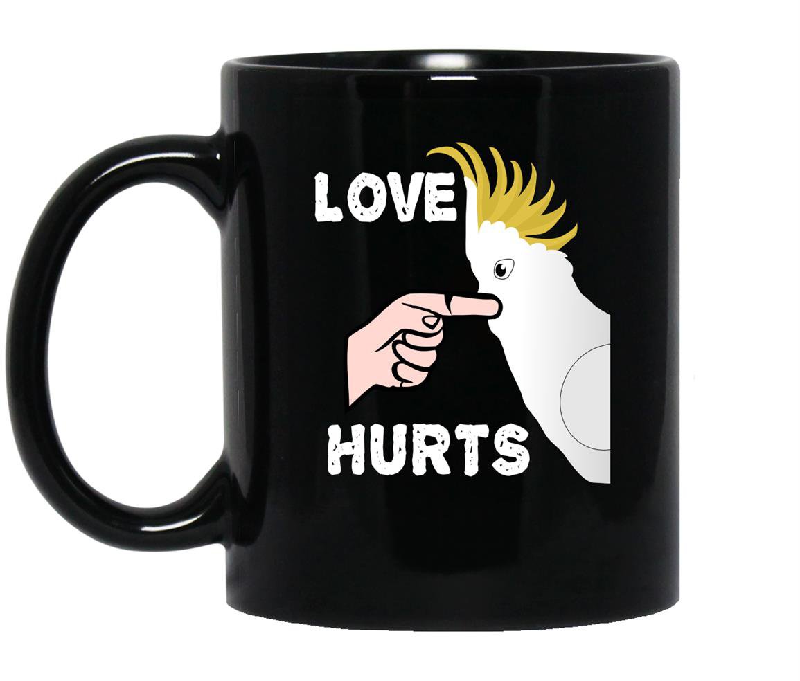 Sulfur crested cockatoo parrot Mug Black