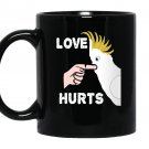 Sulfur crested cockatoo parrot Mug Black