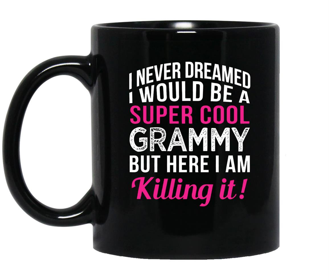 Super cool grammy funny grandma gift Mug Black
