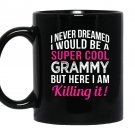 Super cool grammy funny grandma gift Mug Black