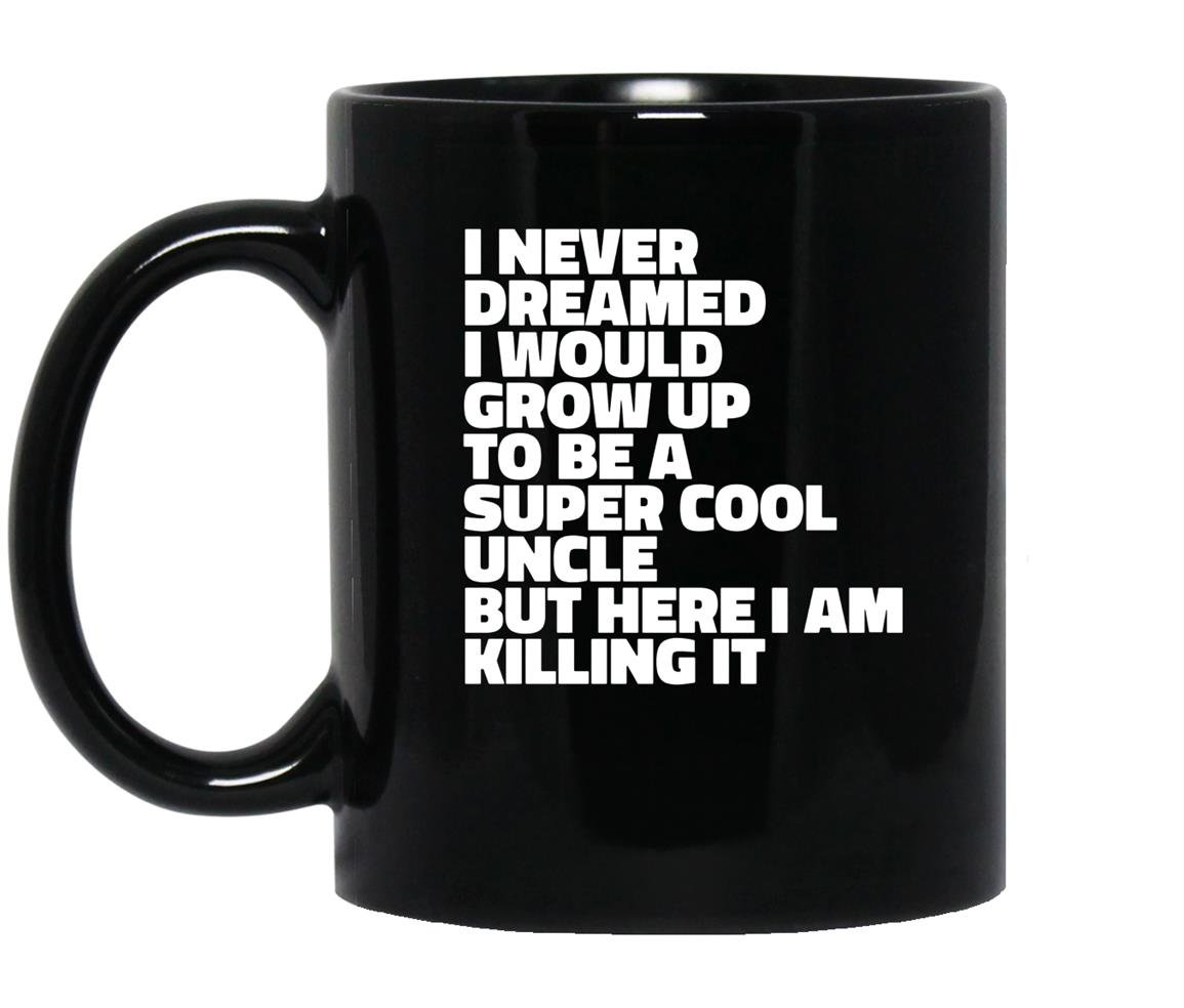 Super cool uncle funny gift for uncle Mug Black