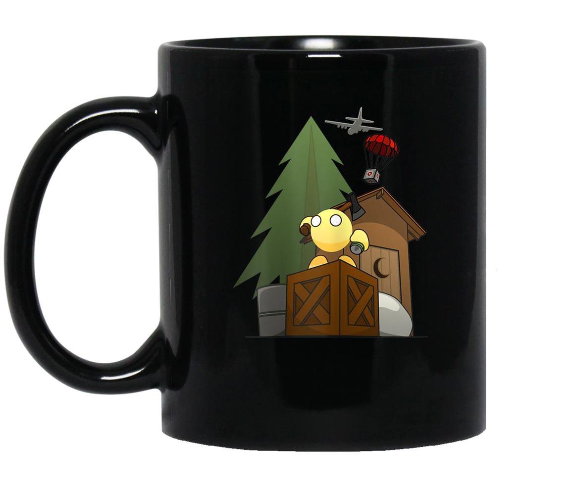Surviv.io crate king Mug Black