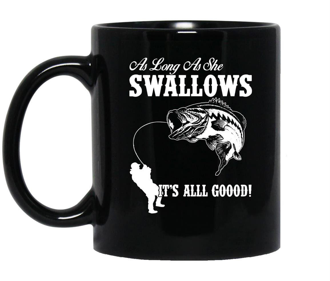 Swallows fishing medium slate Mug Black