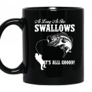 Swallows fishing medium slate Mug Black