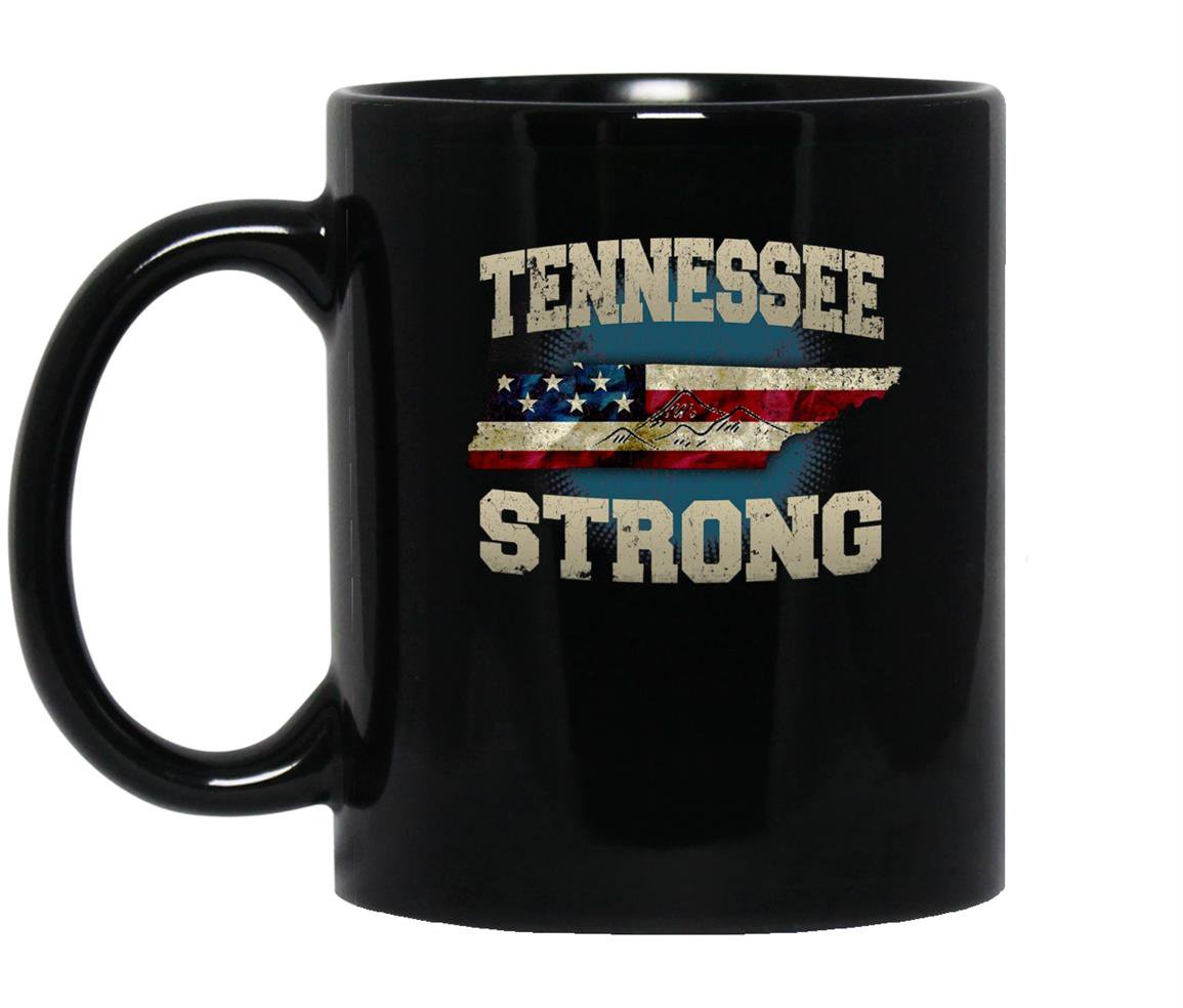 Tennessee strong distressed home state Mug Black