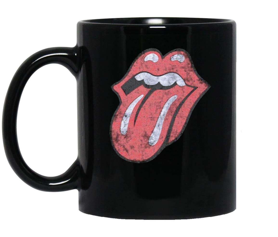 The rolling stones distressed tongue Mug Black