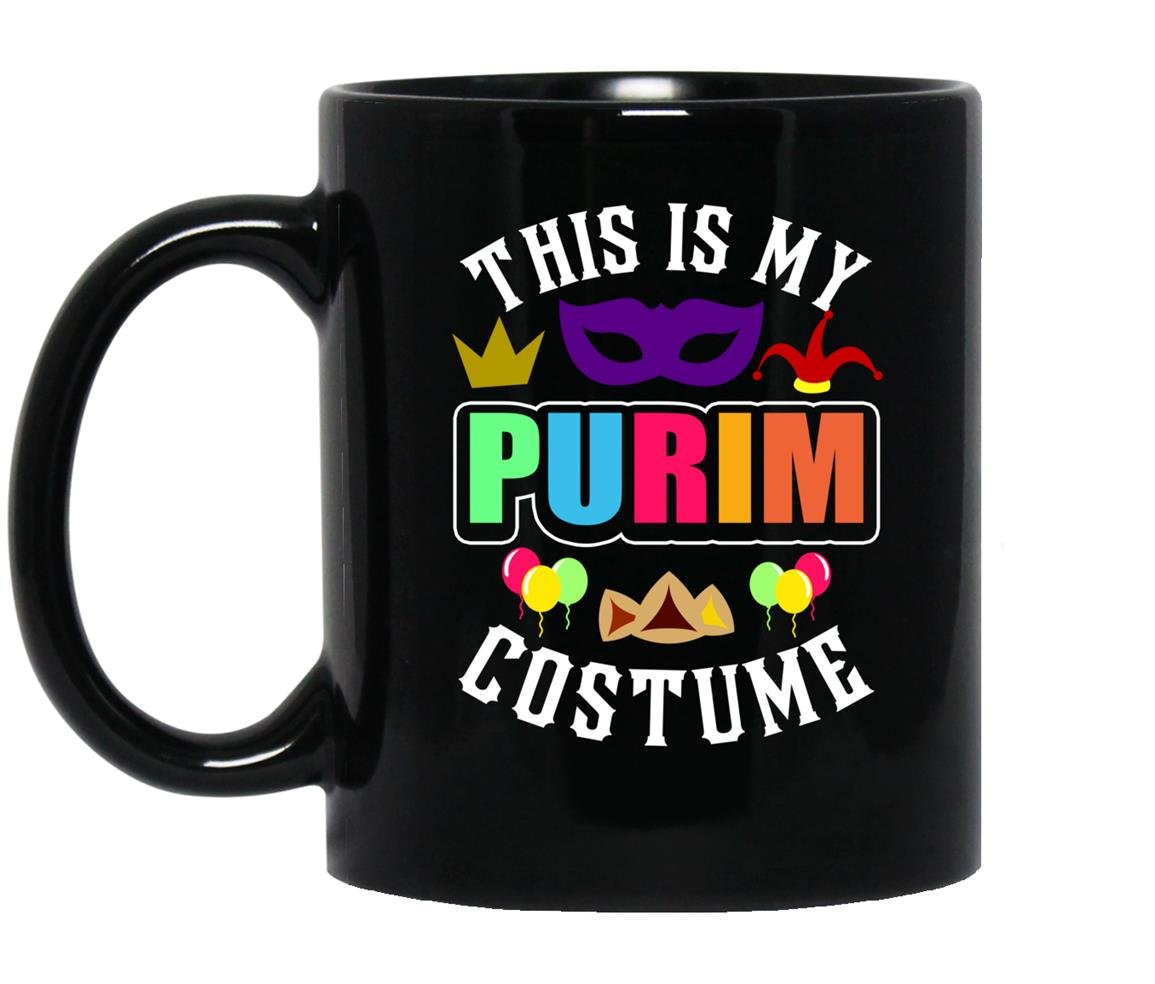This is my purim costume jewish happy purim Mug Black