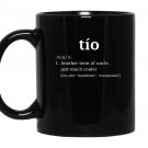 Tio definition funny gift for latin uncle Mug Black