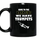 Trumpet player musician gift sheet music Mug Black