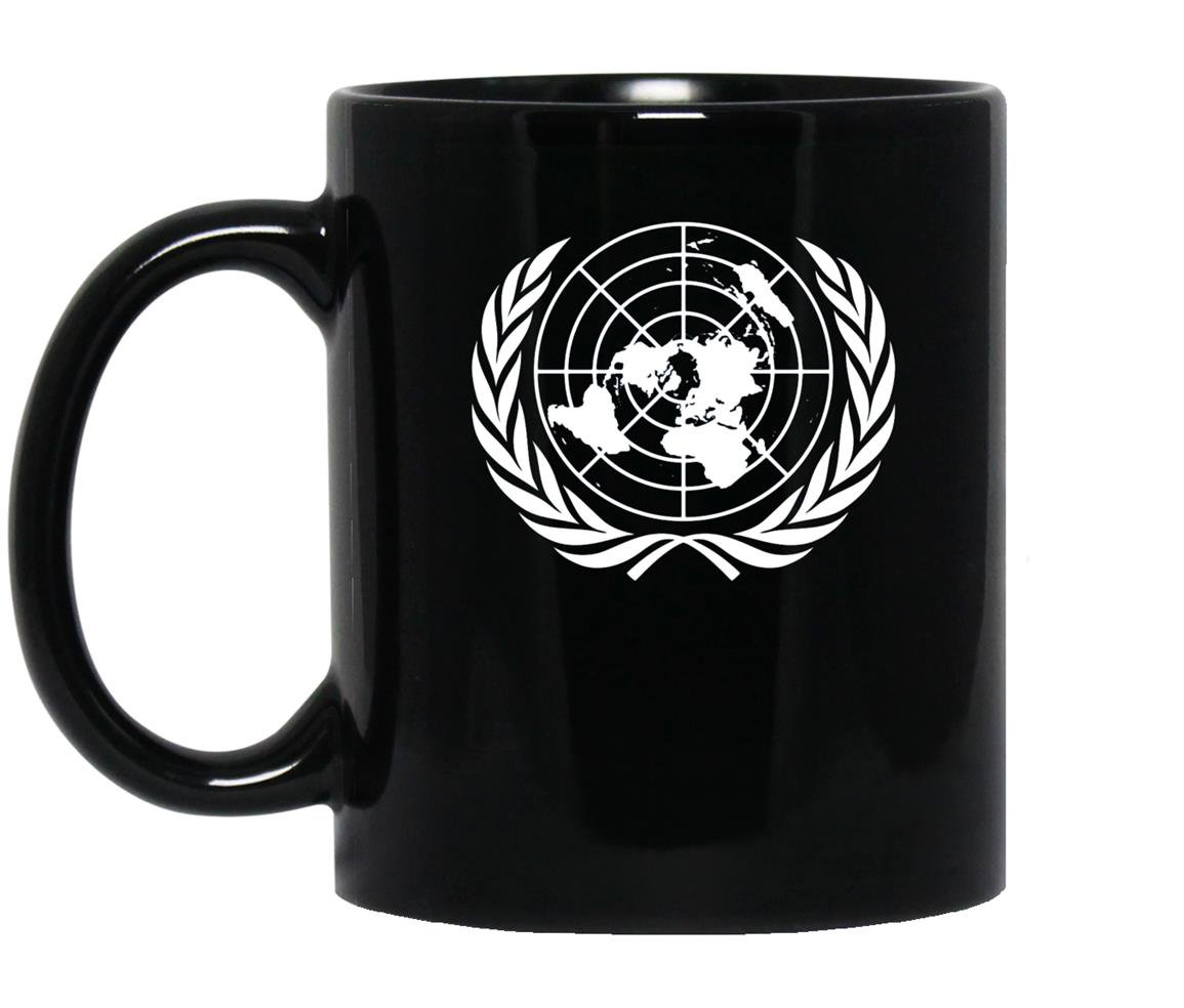 United nations flag united nations Mug Black