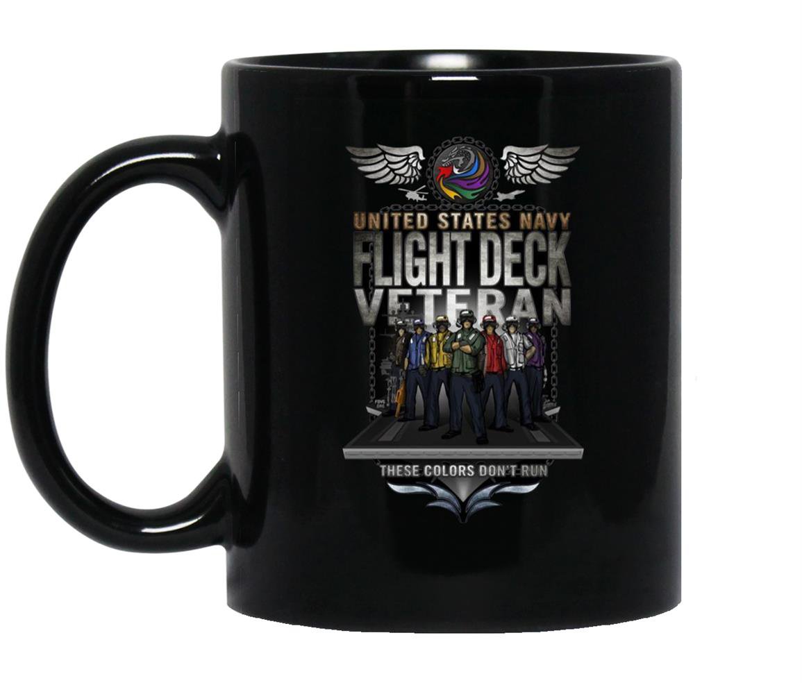 United states flight deck veteran Mug Black