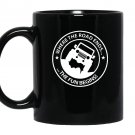 Where the road ends the fun begins jeep wrangler offroad Mug Black