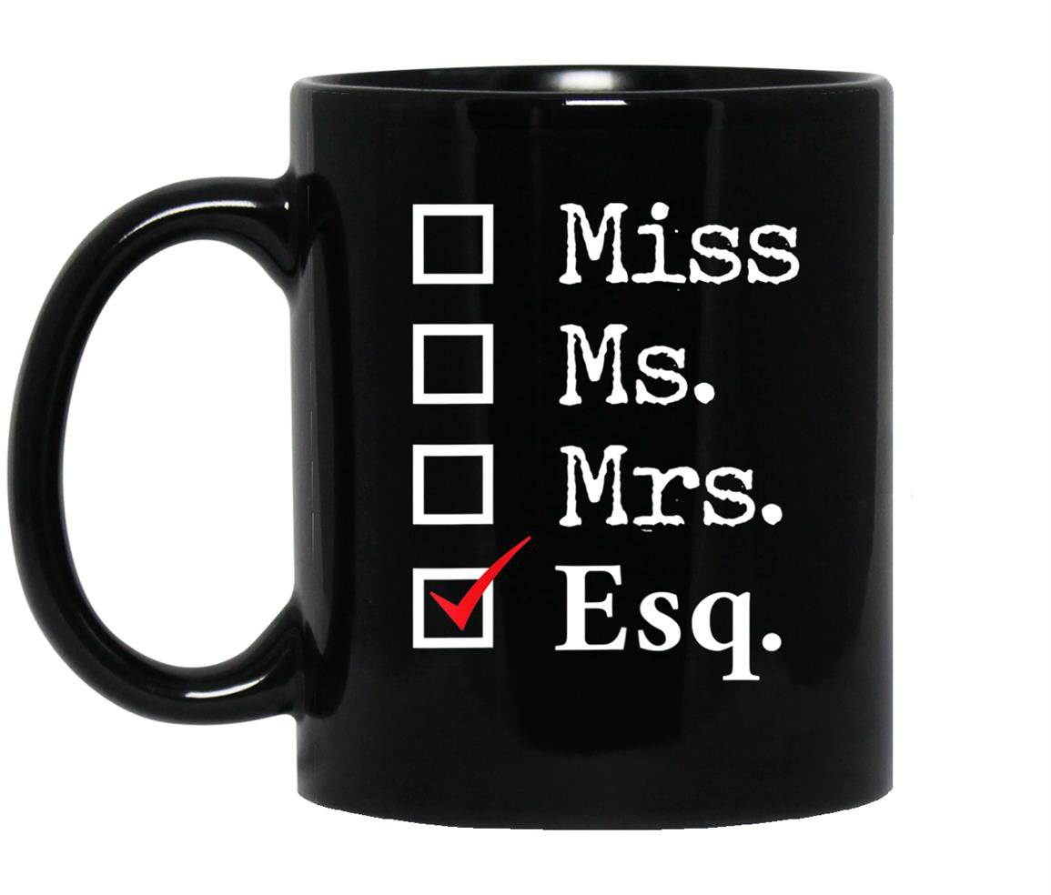 Lawyer attorney law school graduation gift lawyer Mug Black