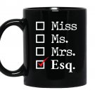Lawyer attorney law school graduation gift lawyer Mug Black