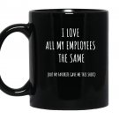 Funny boss employees Mug Black