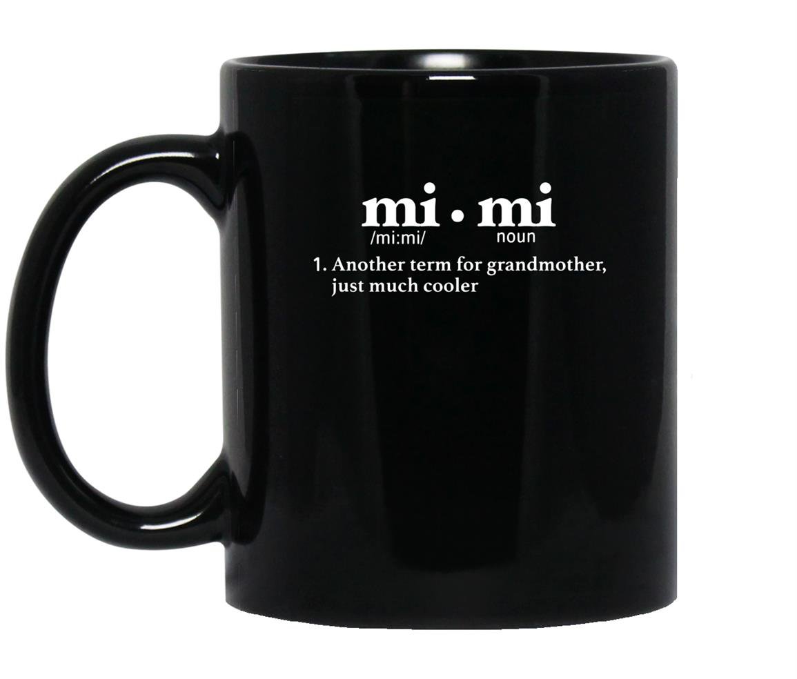 Mimi grandma Mug Black
