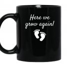 Pregnancy reveal again Mug Black