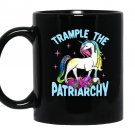 Trample patriarchy unicorn feminist Mug Black
