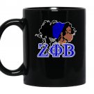 Zeta phi sorority beta paraphernalia sister gift Mug Black