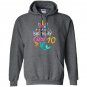 10th birthday unicorn mermaid tail 10 years old Hoodie