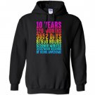10 years old 10th birthday retro vintage gift Hoodie