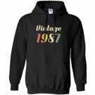 30th birthday gift idea vintage 1987 novelty Hoodie