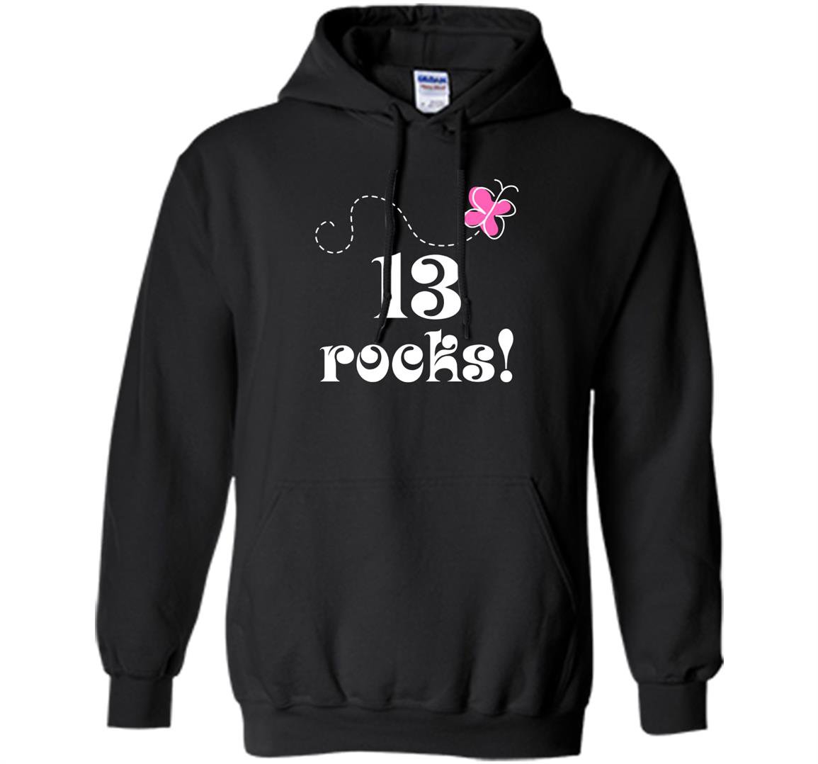 13th birthday 13 year old teen photo gift Hoodie