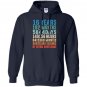 16 years old 16th birthday vintage retro 192 months Hoodie