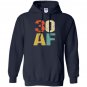 30 af retro vintage funny 30th birthday gift Hoodie