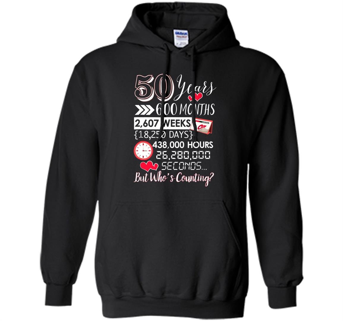 50 year anniversary 50th wedding anniversary gift Hoodie
