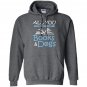 All you really need are books dogs Hoodie