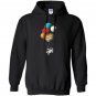 Astronaut cosmonaut space planet moon balloon Hoodie