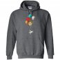 Astronaut cosmonaut space planet moon balloon Hoodie
