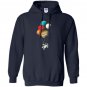 Astronaut cosmonaut space planet moon balloon Hoodie