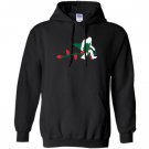 Bigfoot carrying christmas tree holiday sasquatch gift Hoodie