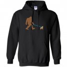 Bigfoot walking chihuahua sasquatch Hoodie
