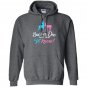 Buck or doe deer baby gender Hoodie