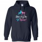 Buck or doe deer baby gender Hoodie