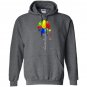 Choose kind flower autism gift funny Hoodie