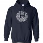 Circle of fifths music harmony theory study Hoodie