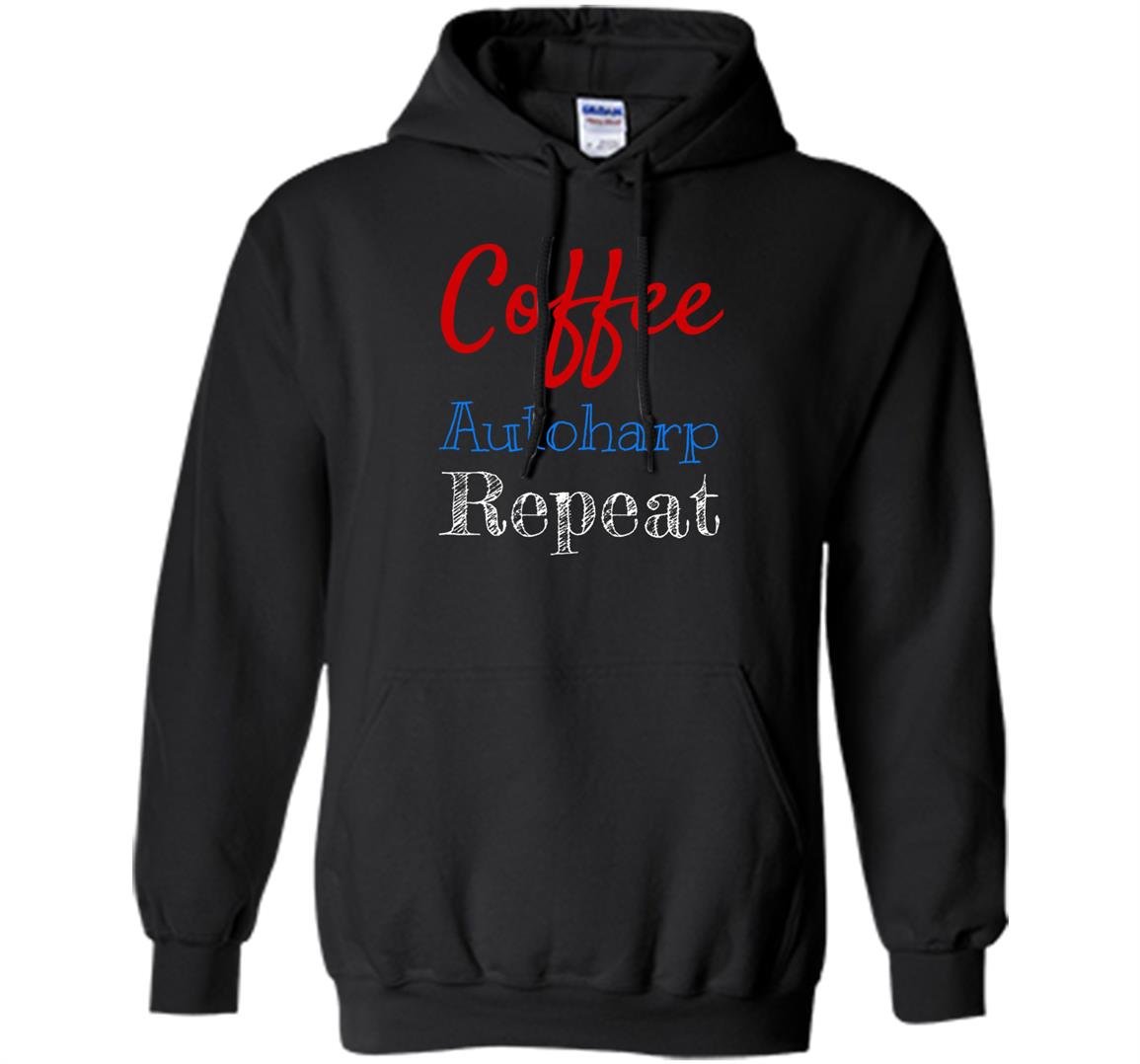 Coffee autoharp repeat bluegrass Hoodie