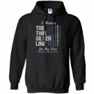 Correctional officer niece thin line corrections Hoodie