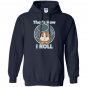 Cute funny how i roll hamster ball cartoon Hoodie