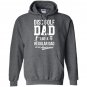 Disc golf disc golf dad like a regular dad funny Hoodie